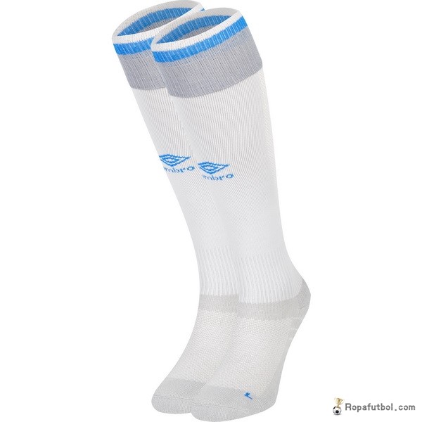 Calcetines Everton Replica Segunda Ropa 2017/18 Blanco